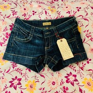 see thru soul jean shorts